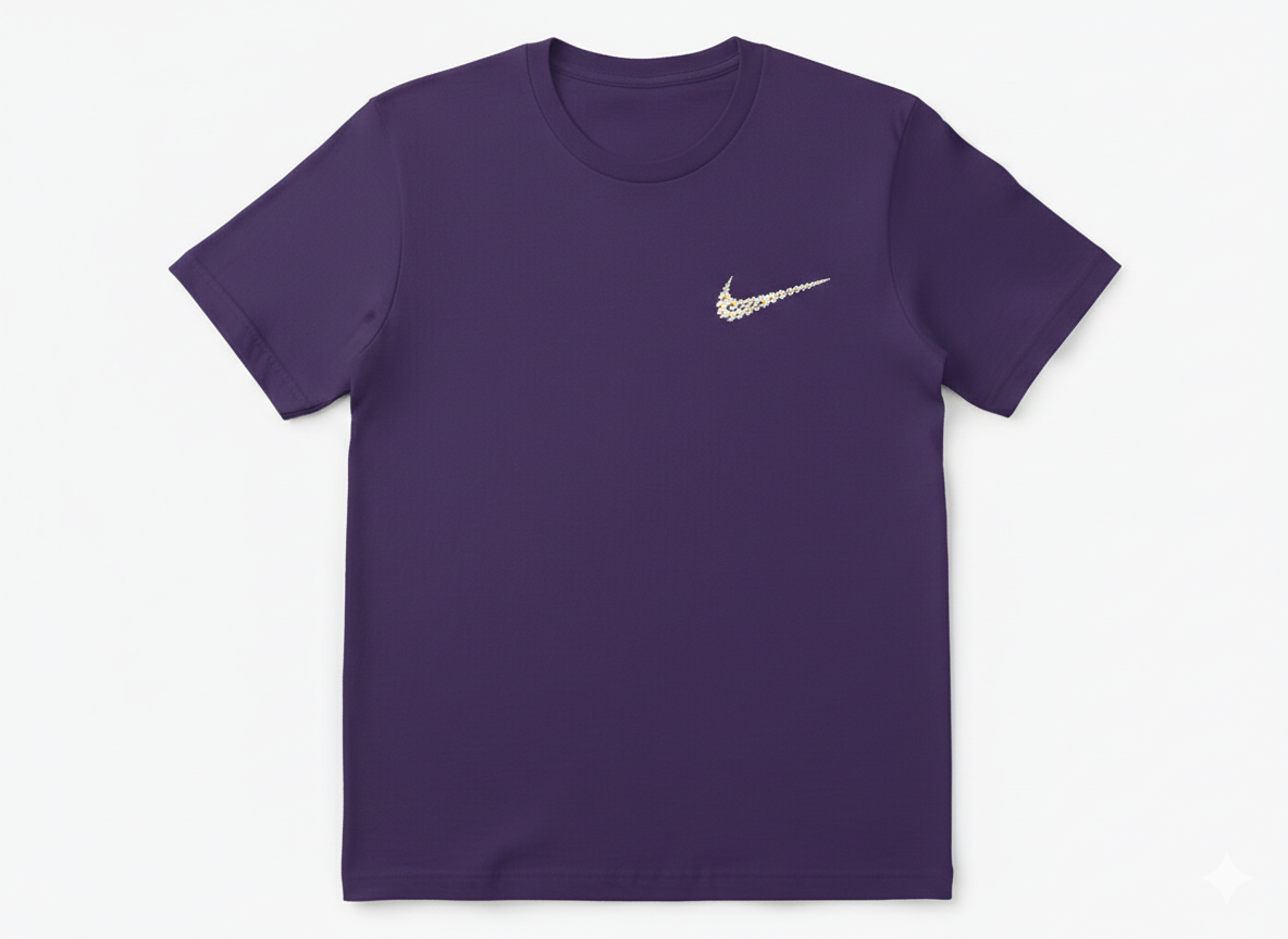 Floral Swoosh Graphic tee