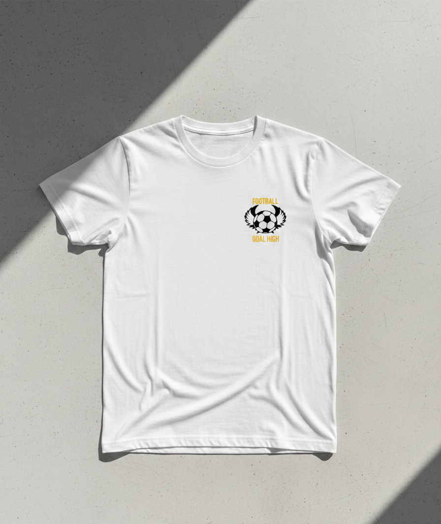 Goal High Winged Football Tee