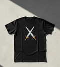 Dual Warrior Swords Graphic Tee