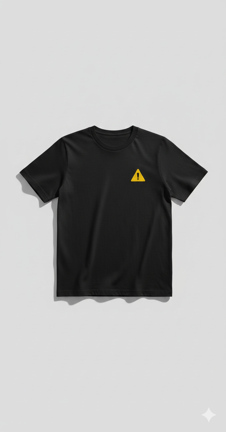 Caution graphic tee