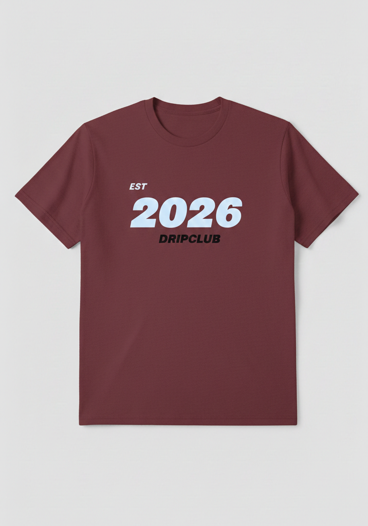 Est.2026 Dripclub essential tee