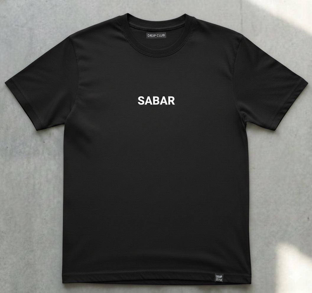 SABAR Minimalist Typography Tee