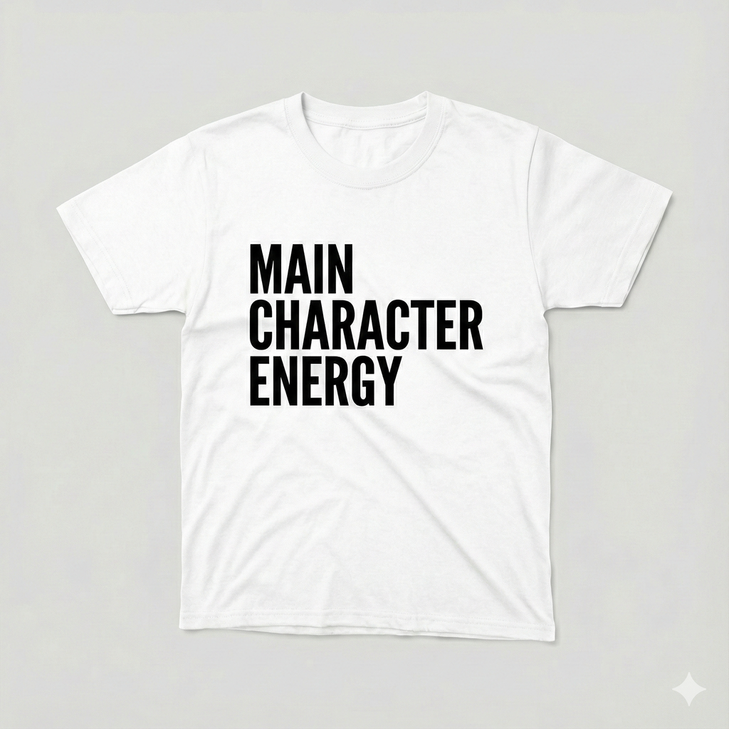 Main Character Energy T Shirt